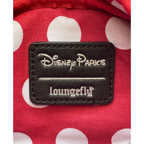 Loungefly x Disney Minnie Mouse Sequined Fanny Pack Polka Dot Belt Bag - Picture 3 of 12